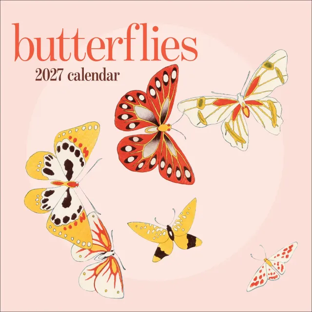 Pomegranate Butterflies vægkalender 2027 sommerfugle