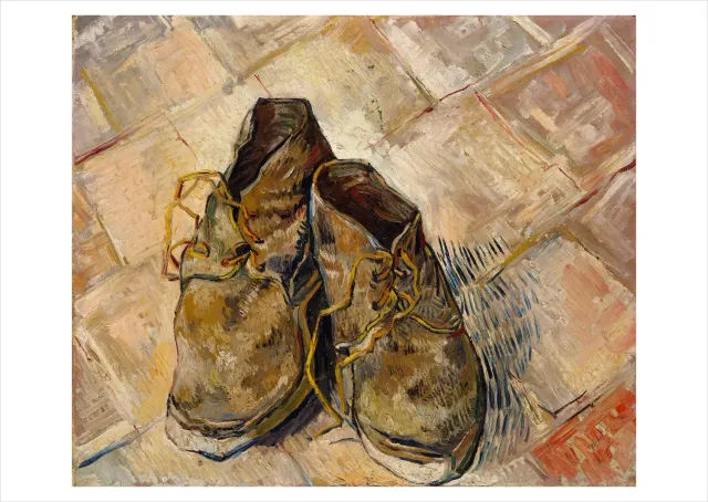 Pomegranate Vincent van Gogh Shoes postkort enkelt