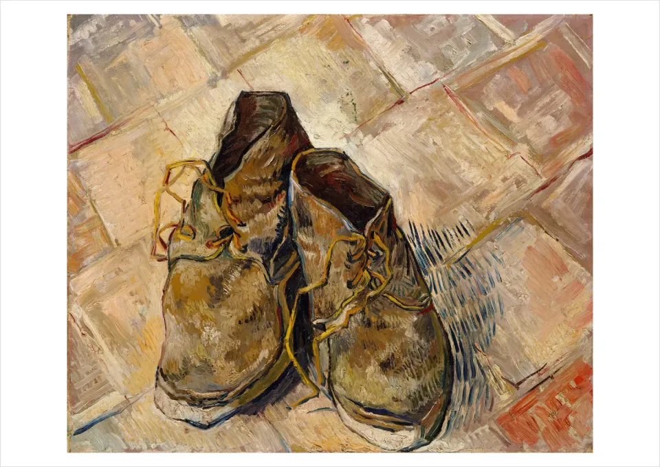 Pomegranate Vincent van Gogh Shoes postkort enkelt