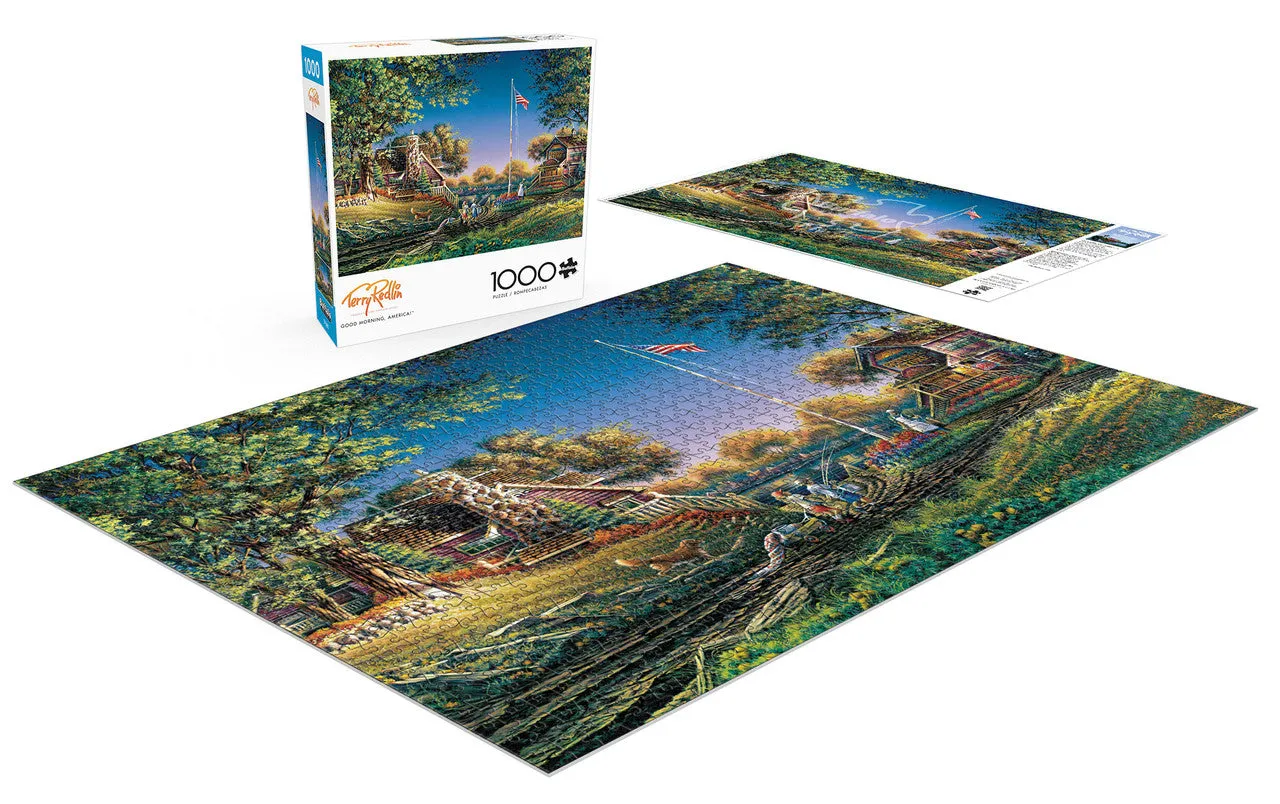 Buffalo Games Terry Redlin Good Morning America puslespil 1000 brikker