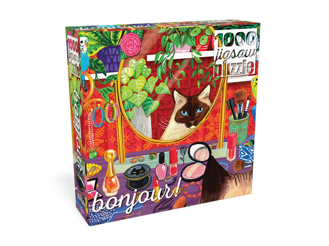 Buffalo Games Bonjour Little Luxuries puslespil 1000 brikker kattemotiv