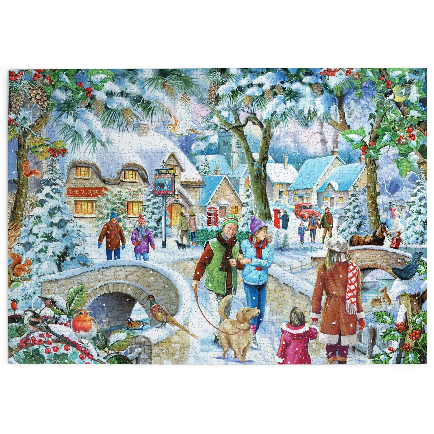 House of Puzzles No.30 Winter Break puslespil 1000 brikker vinter
