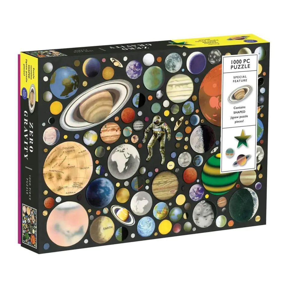 Good Puzzle Co. Zero Gravity puslespil 1000 brikker planeter
