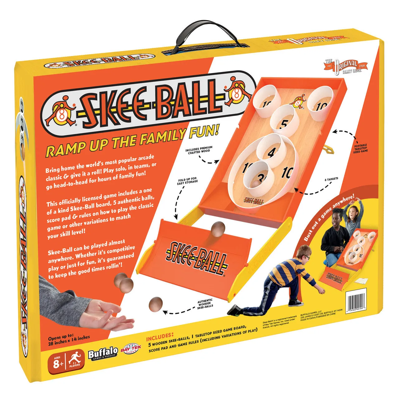 Buffalo Games Skee-Ball arkadespil familiespil