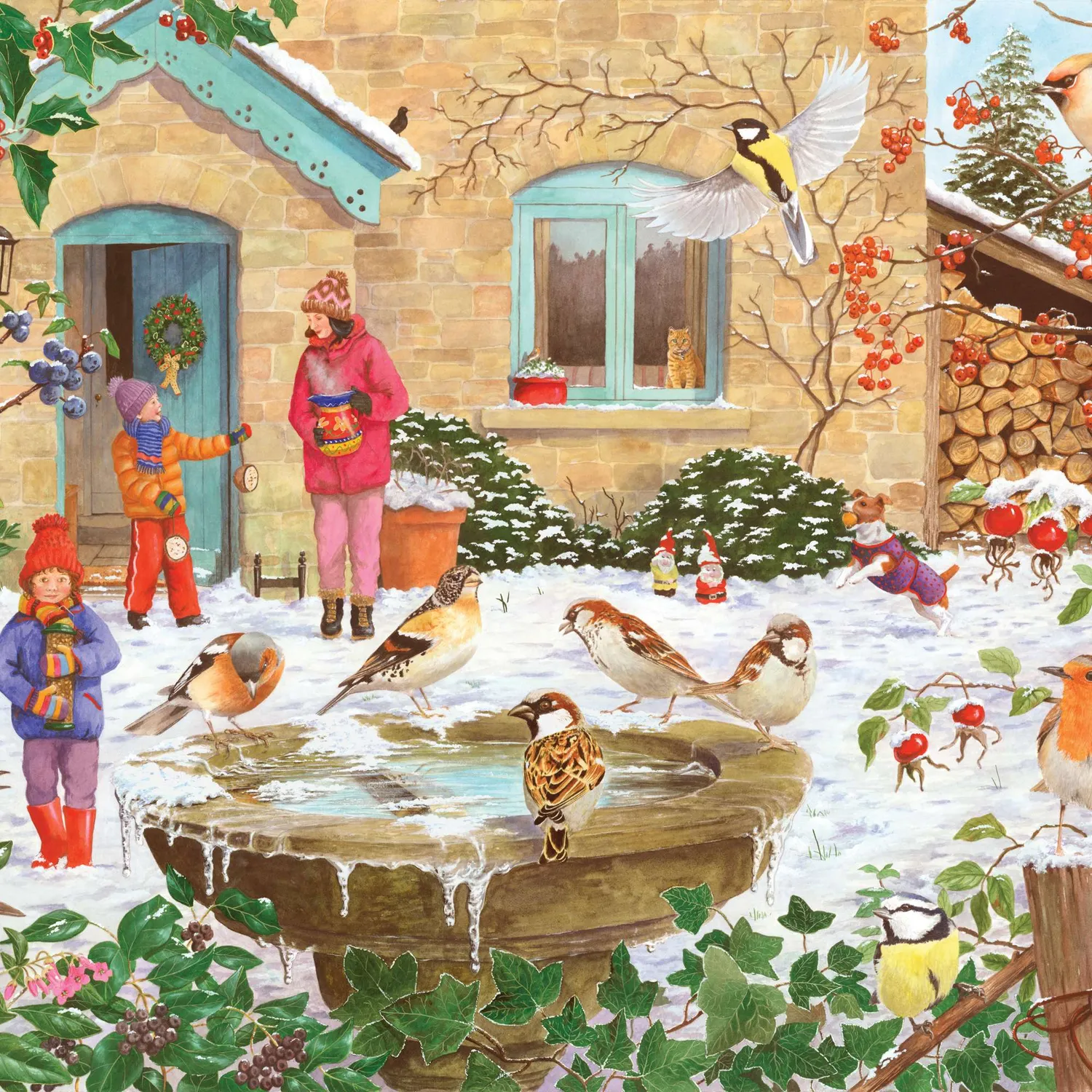 House of Puzzle BIG No Ice Please puslespil 250 store brikker vinter