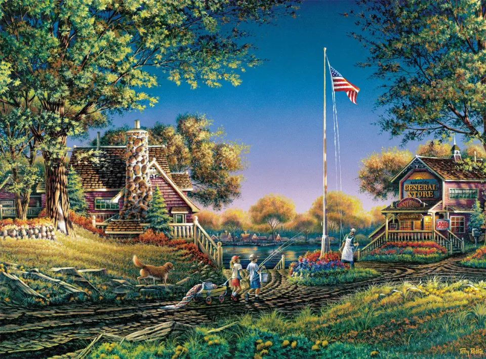 Buffalo Games Terry Redlin Good Morning America puslespil 1000 brikker