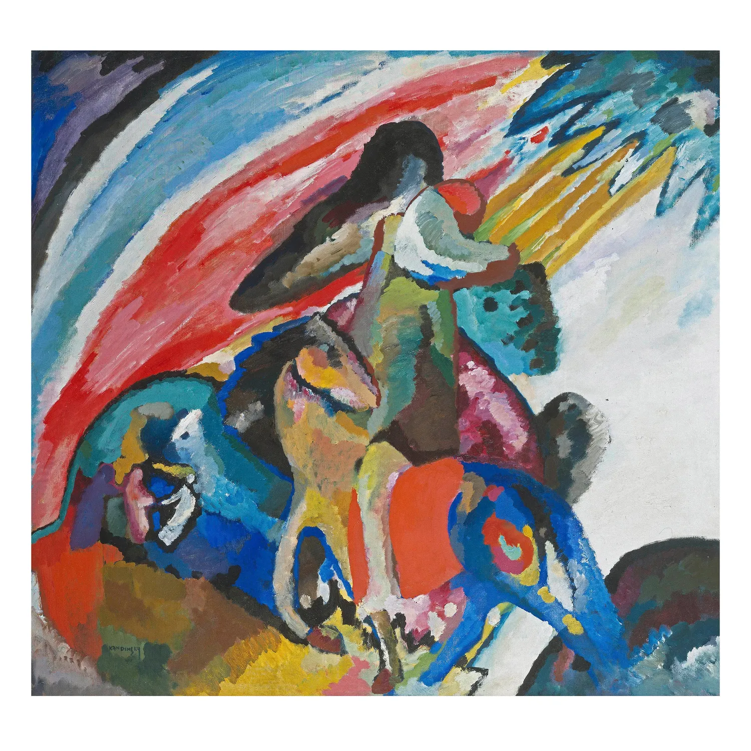 Pomegranate Kandinsky 2027 vægkalender abstrakt