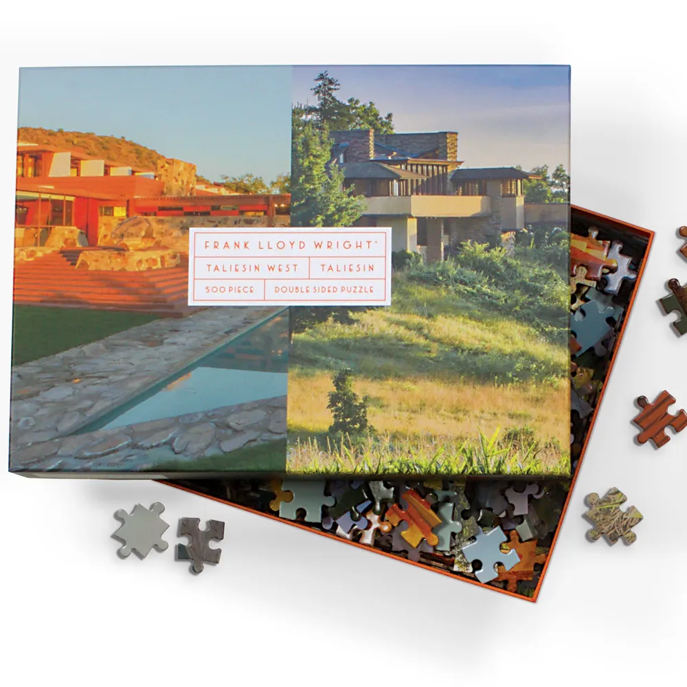 Good Puzzle Co. Frank Lloyd Wright Taliesin puslespil 500 brikker dobbeltsidet