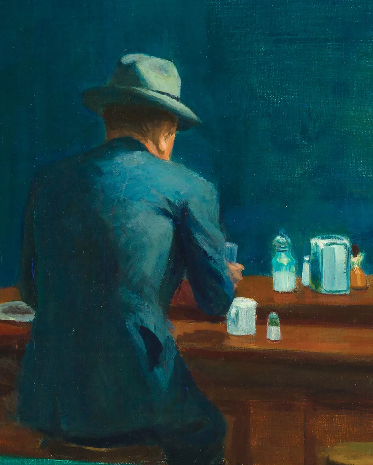 Pomegranate Edward Hopper Nighthawks bogmærkeamerikansk
