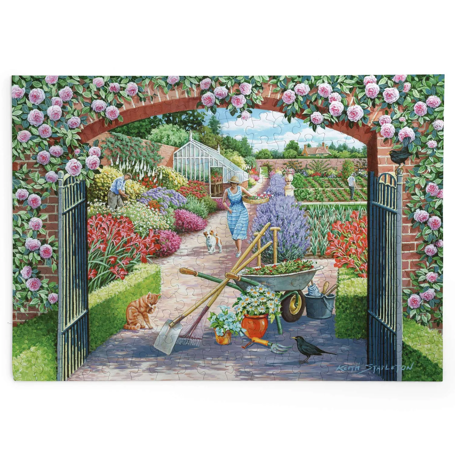 House of Puzzles BIG Walled Garden 250 puslespil have