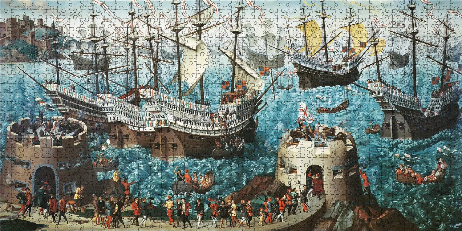 Pomegranate The Embarkation puslespil 1000 brikker havmotiv