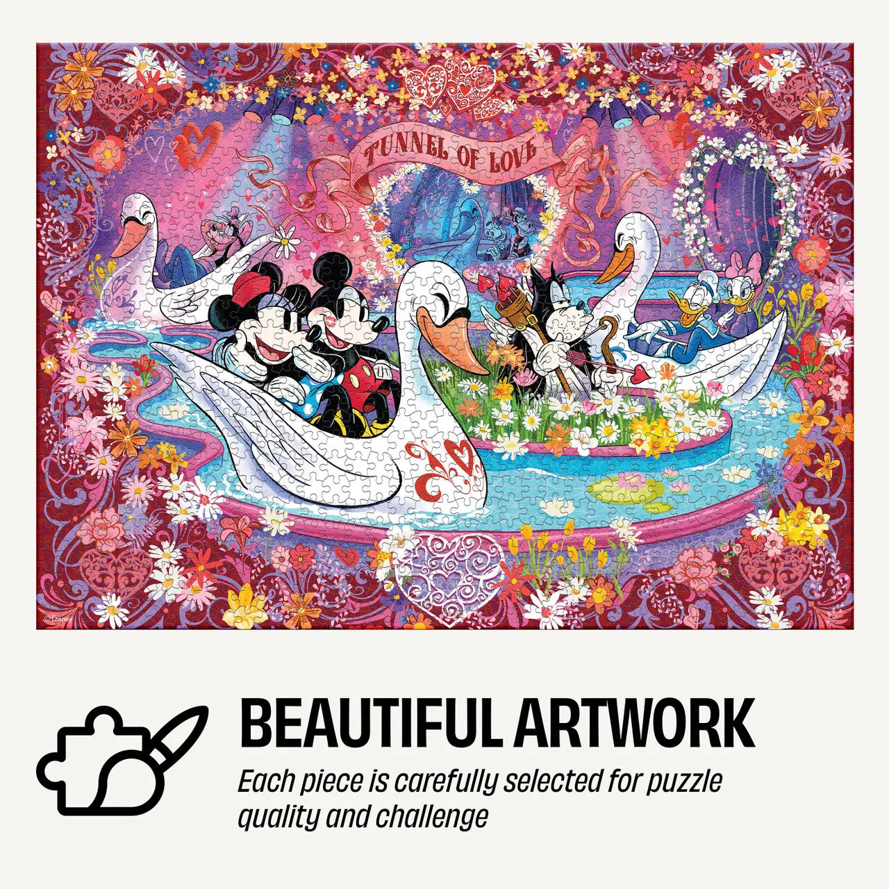 Buffalo Games Collector's Tin Tunnel of Love puslespil 1000 brikker Disney