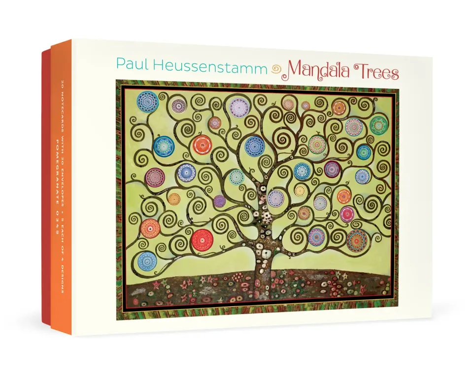 Pomegranate Paul Heussenstamm Mandala Trees kortæske mandala