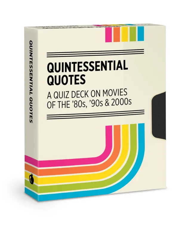 Pomegranate Quintessential Quotes quizkort filmcitater 48 kort