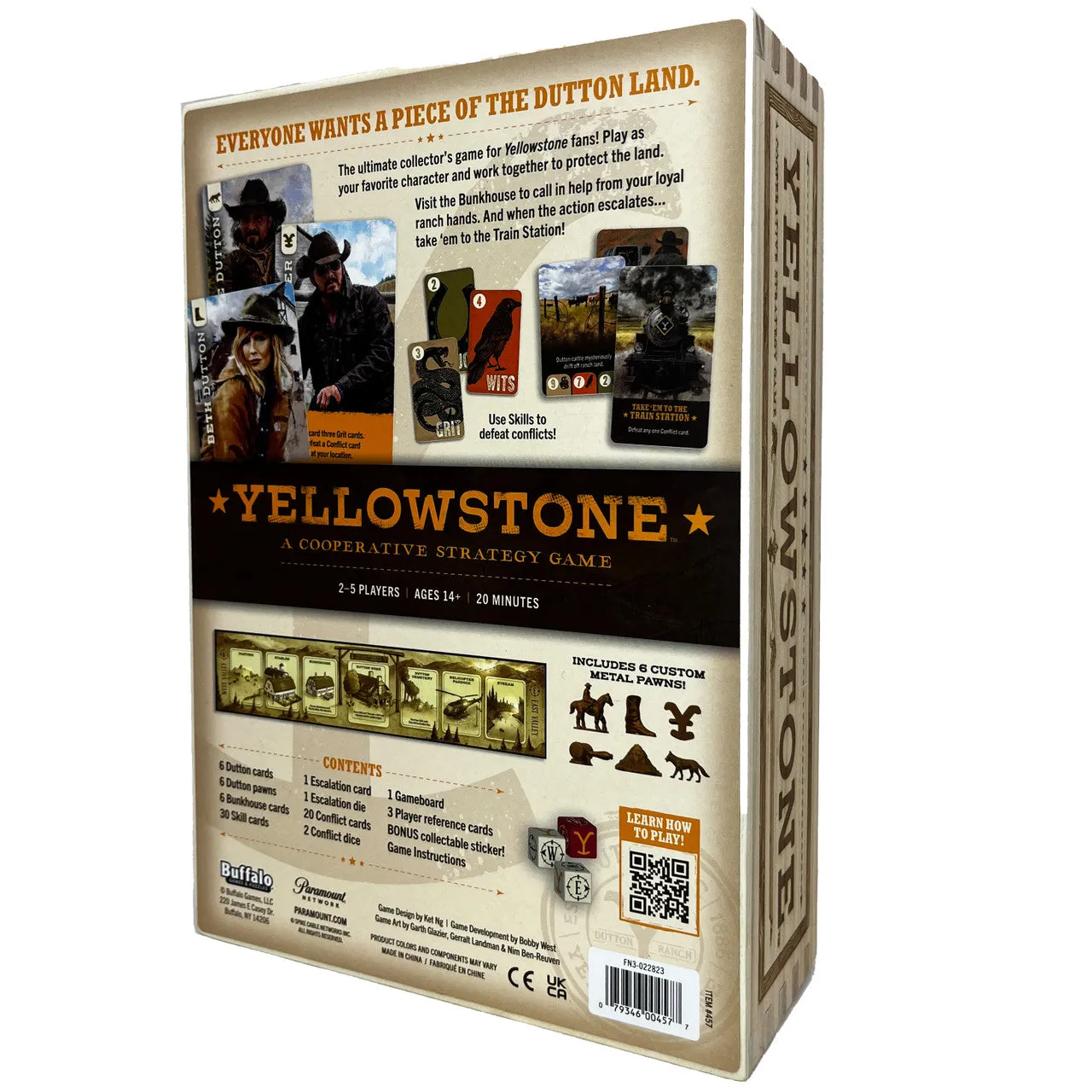 Buffalo Games Yellowstone brætspil kooperativt strategispil