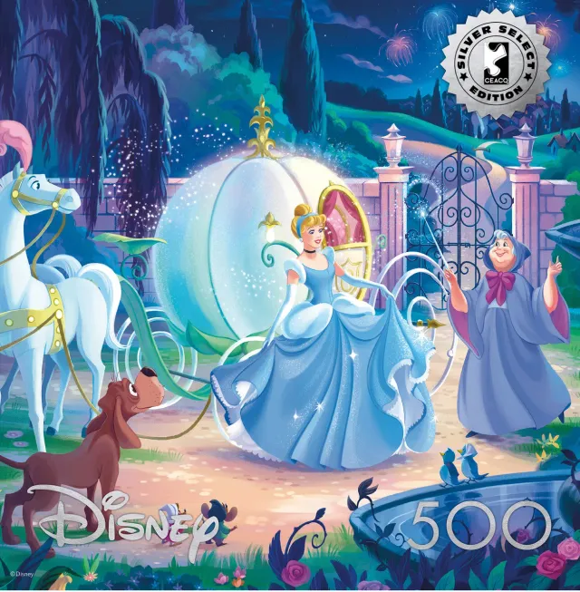 Buffalo Games Silver Select Cinderellas Carriage puslespil 500 Disney