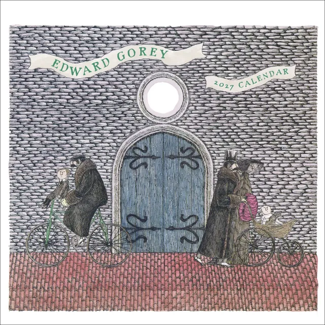 Pomegranate Edward Gorey 2027 vægkalender humor