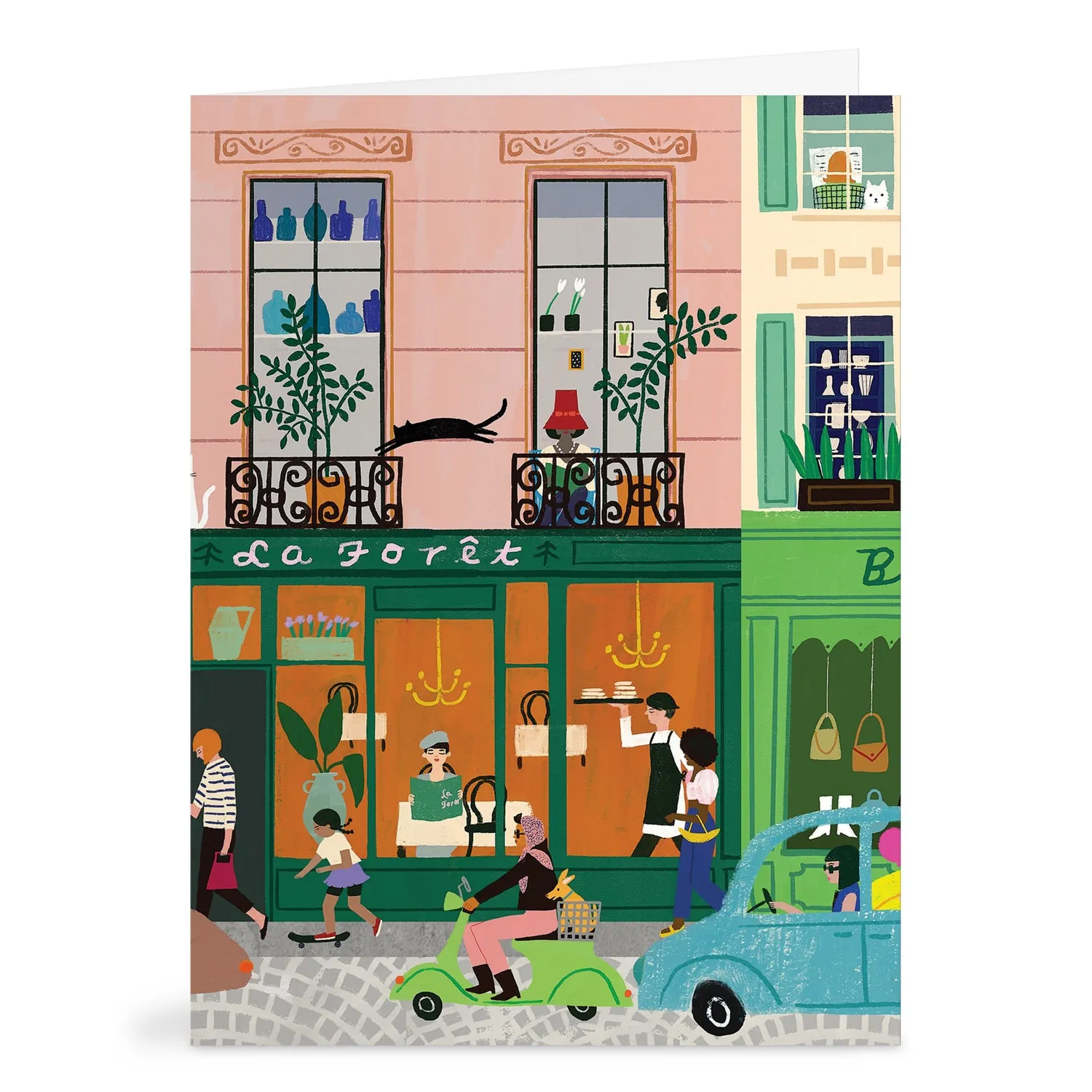 Galison Parisian Life brevkort 16 stk Paris-motiver