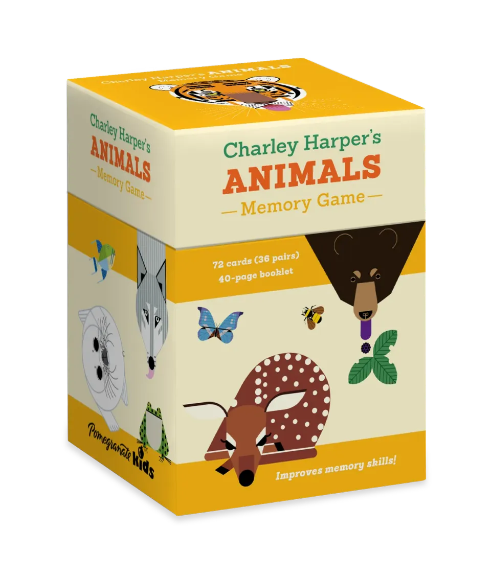 Pomegranate Charley Harper Animals huskespil 36 par