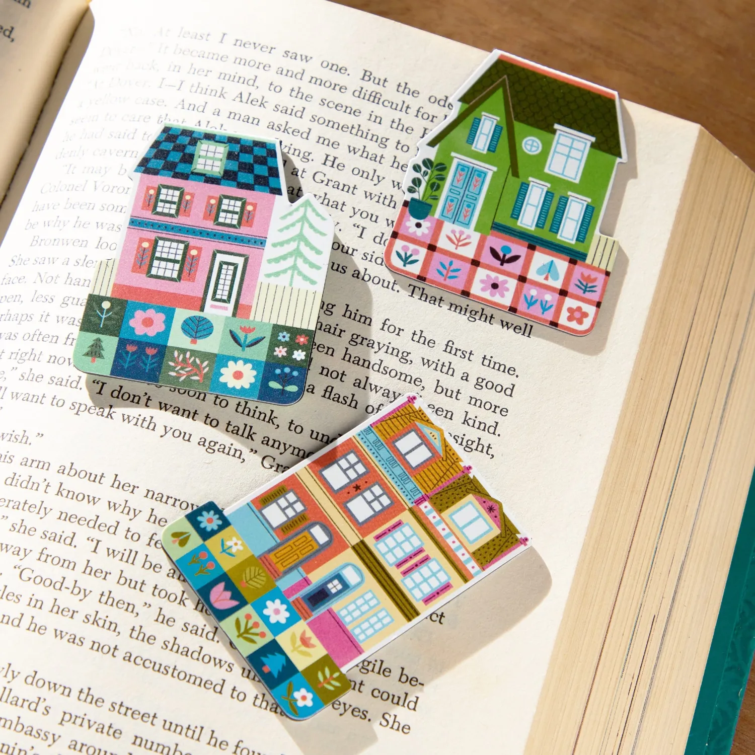 Good Puzzle Co. Molly Egan Home Sweet Home bogmærker 3 stk magnetiske