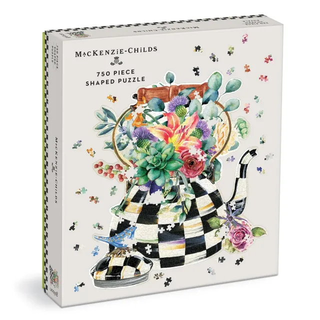 Galison MacKenzie-Childs Blooming Kettle puslespil 750 brikker