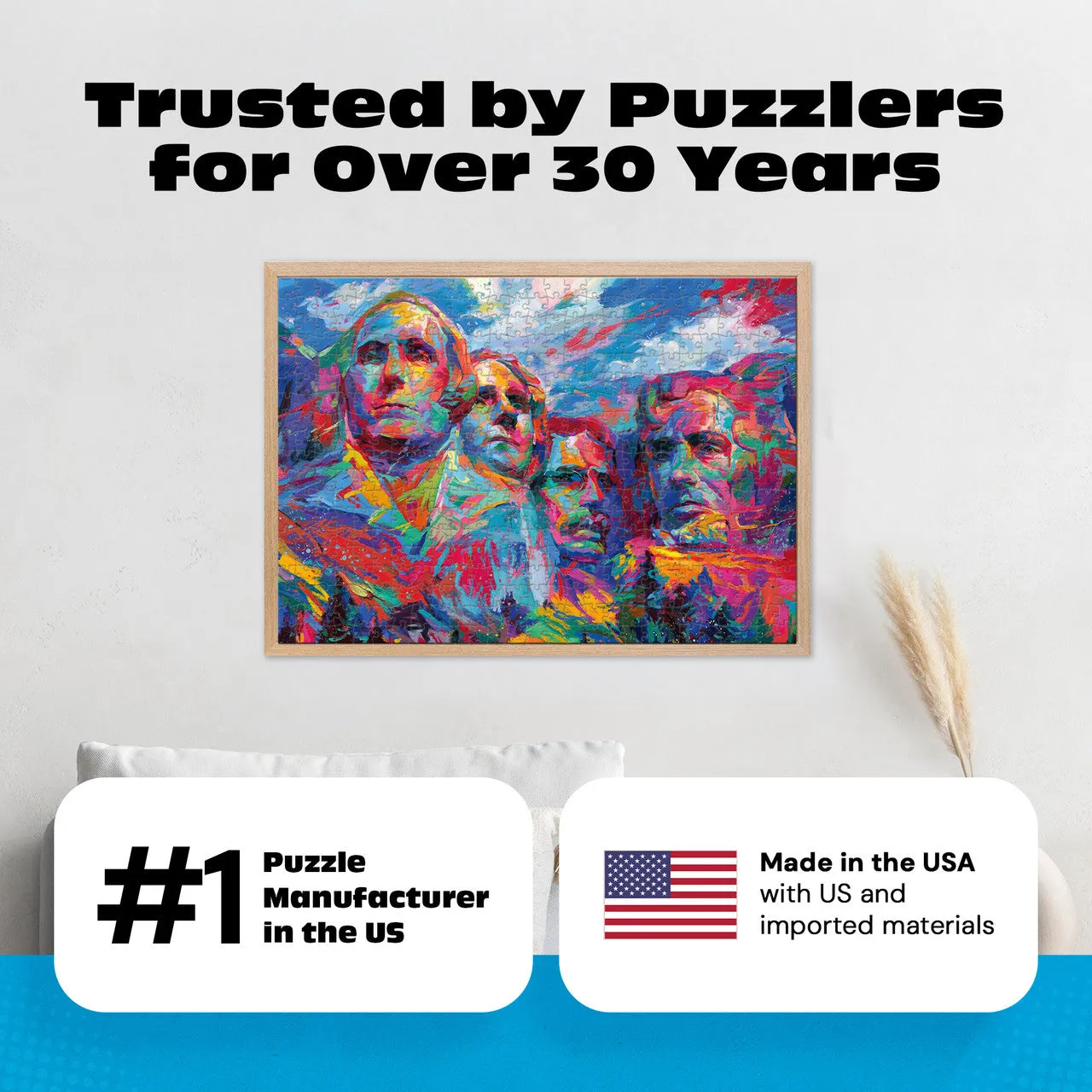 Buffalo Games Americana Mount Rushmore puslespil 500 brikker
