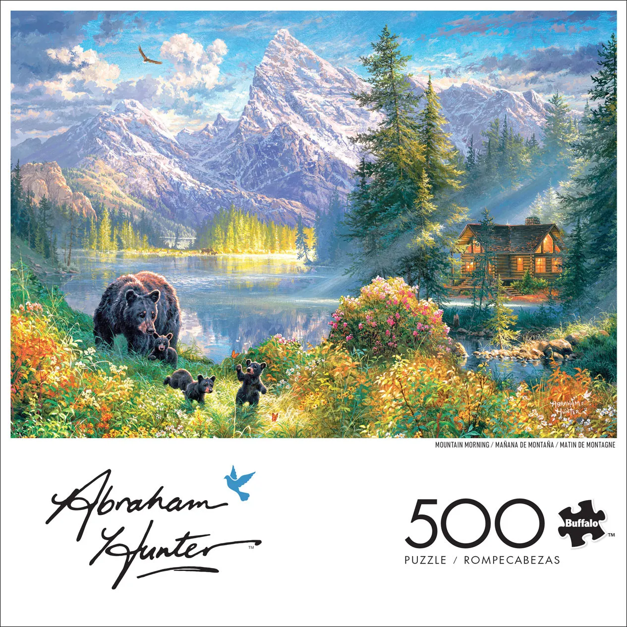 Buffalo Games Abraham Hunter Mountain Morning puslespil 500 brikker