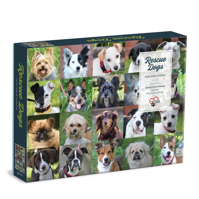 Good Puzzle Co Rescue Dogs puslespil 1000 brikker hunde