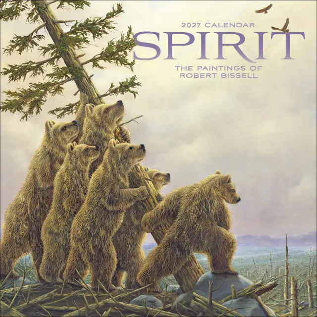 Pomegranate Spirit Robert Bissell vægkalender 2027 bjørne