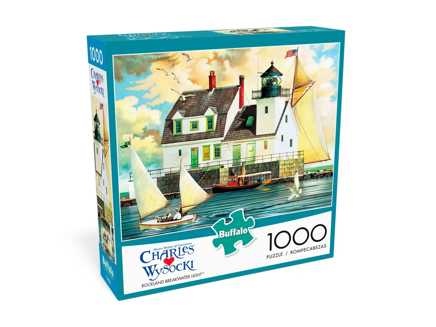 Buffalo Games Wysocki Rockland Breakwater puslespil 1000 brikker