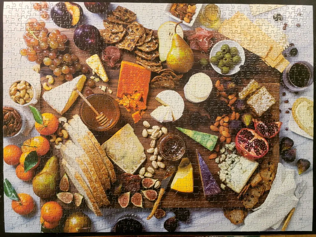 Good Puzzle Co. Art of the Cheeseboard puslespil 1000 brikker mad