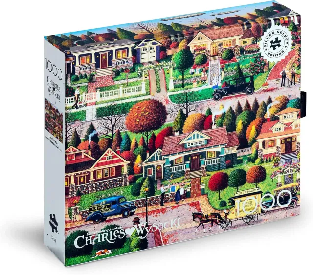 Buffalo Games Silver Select Bungalowville puslespil 1000 americana