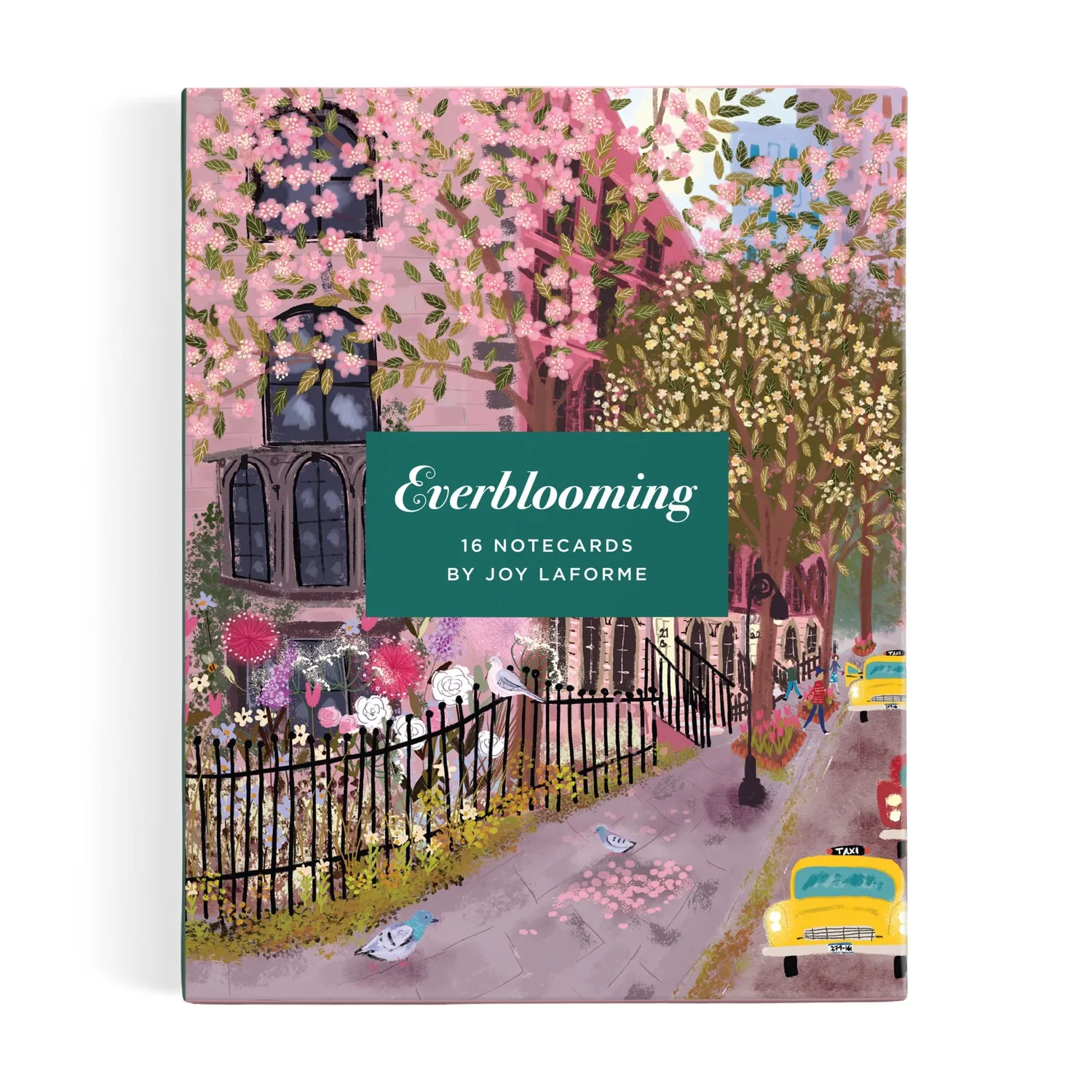 Galison Everblooming kortæske 16 lykønskningskort