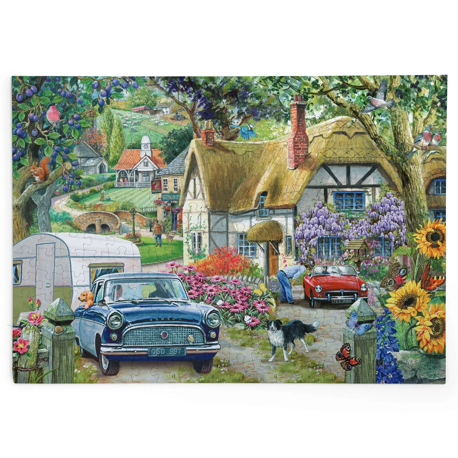 House of Puzzle Off We Go BIG 250 puslespil 250 brikker familie