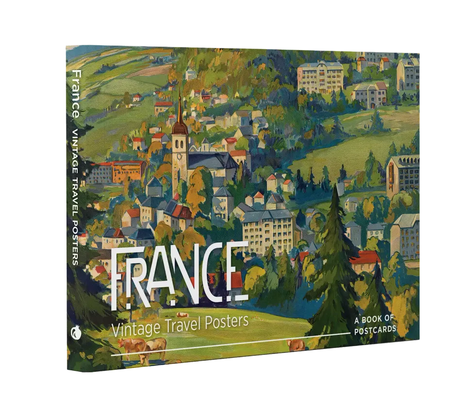 Pomegranate France Vintage Travel Posters postkortbog 30