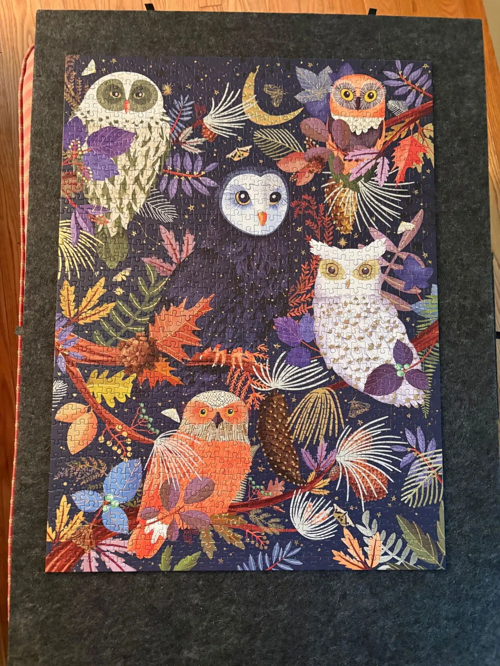 Good Puzzle Co. Owls at Dawn foliepuslespil 1000 brikker ugler