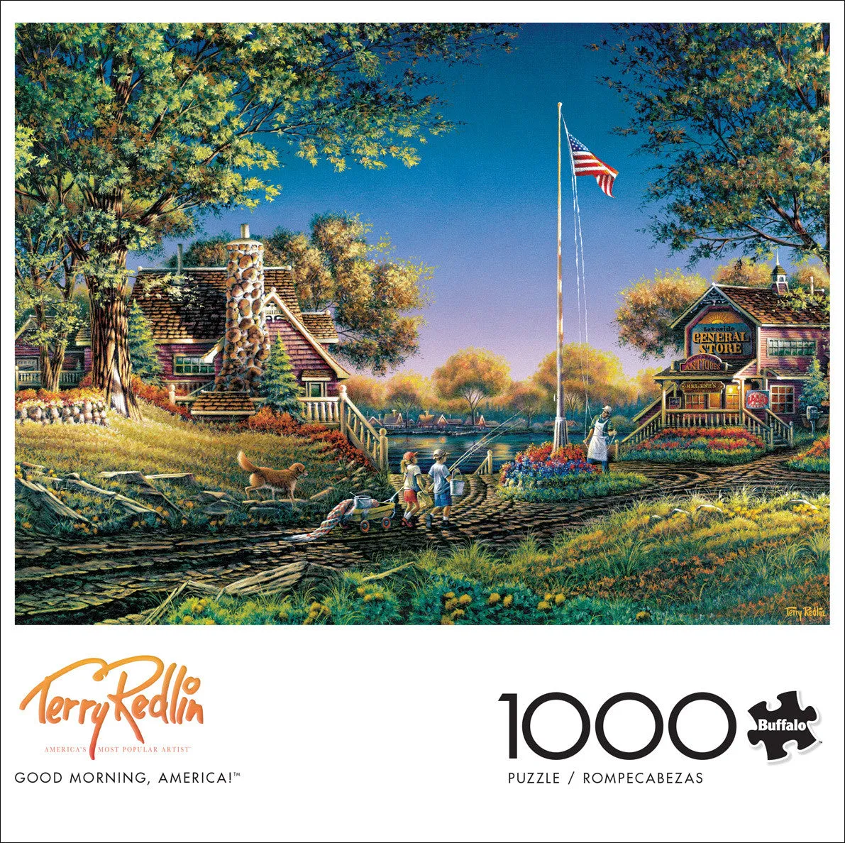 Buffalo Games Terry Redlin Good Morning America puslespil 1000 brikker