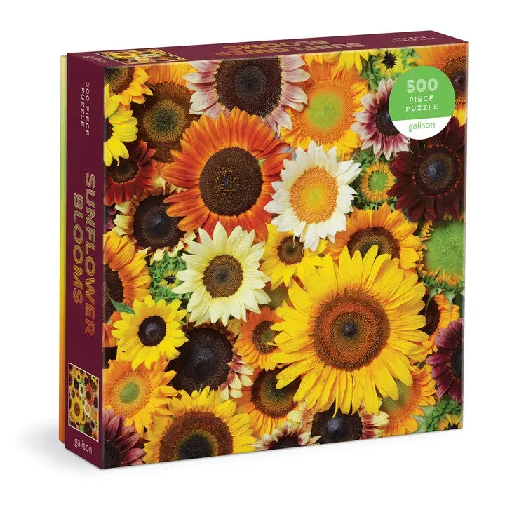 Good Puzzle Co. Julie Seabrook Ream Sunflower Blooms puslespil 500 solsikker