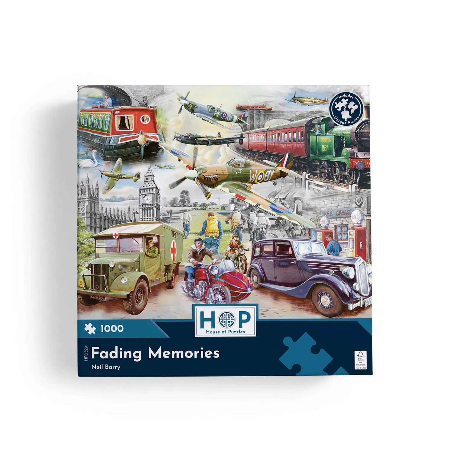 House of Puzzles Fading Memories puslespil 1000 brikker transport