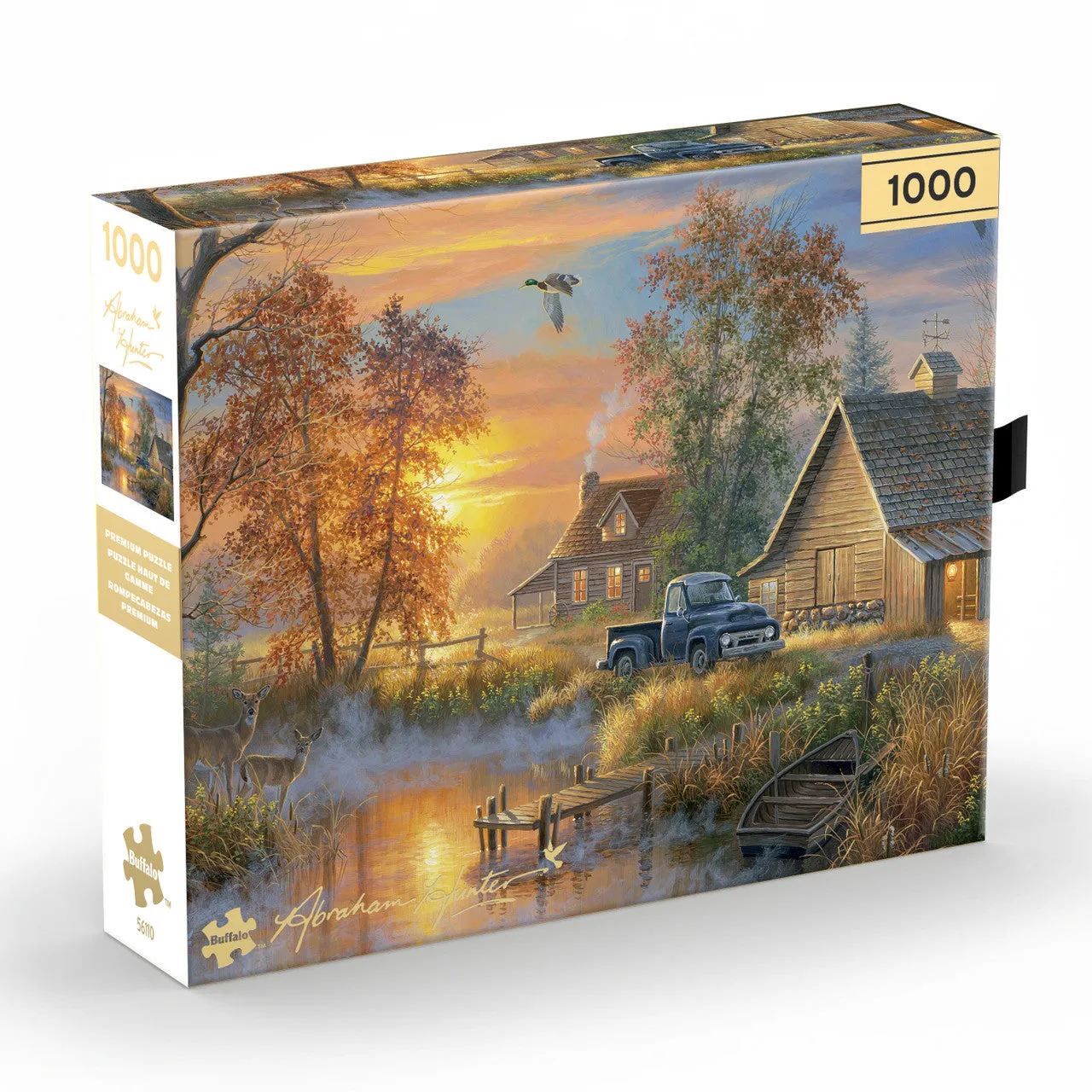Buffalo Games Buffalo Gold Autumn Mist puslespil 1000 brikker efterår