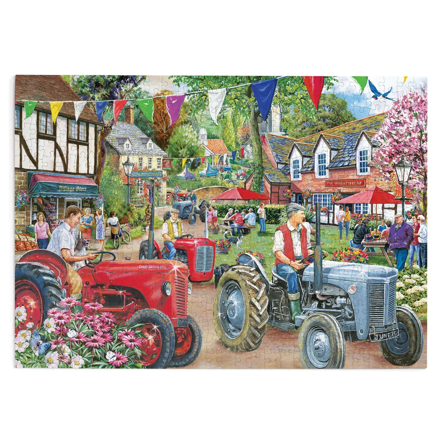 House of Puzzles BIG Tractor Parade 500 puslespil traktor