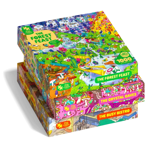 Magic Puzzle Company Series 2 Bundle puslespil – 3 stk magisk