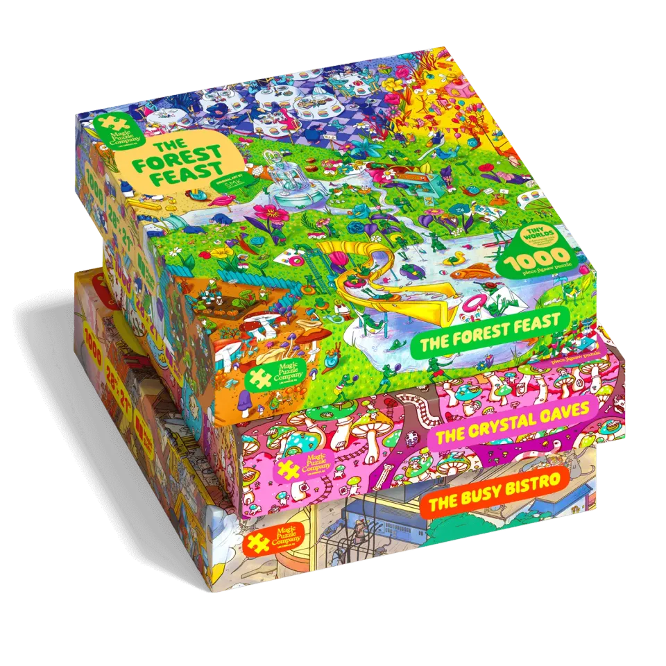 Magic Puzzle Company Series 2 Bundle puslespil – 3 stk magisk