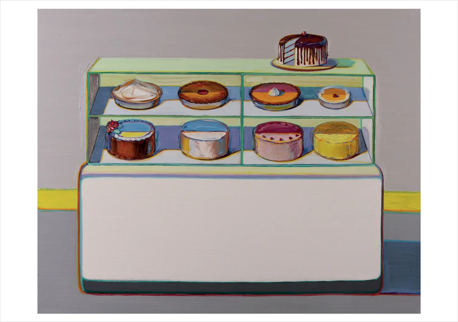Pomegranate Wayne Thiebaud Cake kortæske kagemotiv