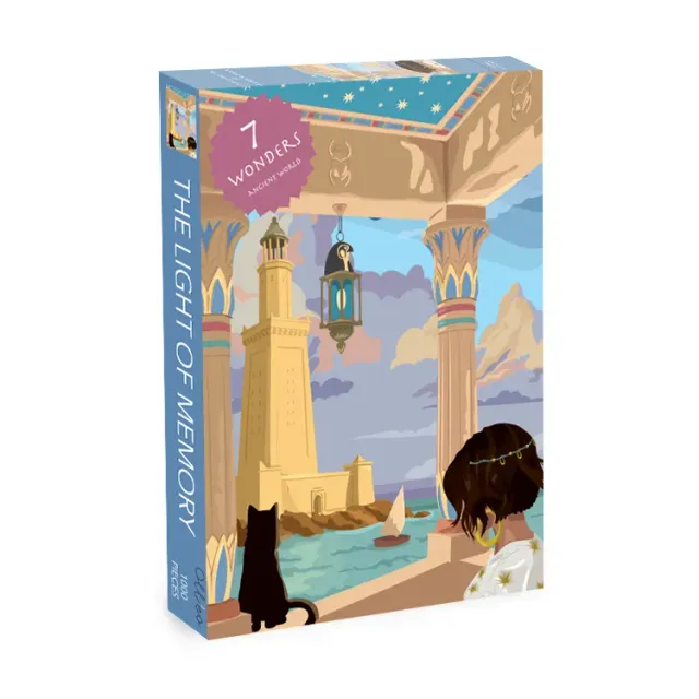Olleo Lighthouse of Alexandria puslespil 1000 brikker antik