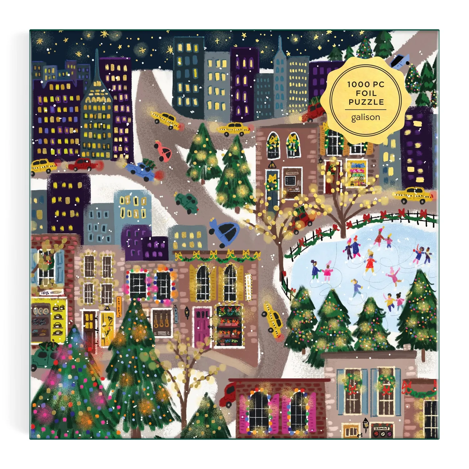 Good Puzzle Co. Joy Laforme Sparkling City 1000 puslespil folie