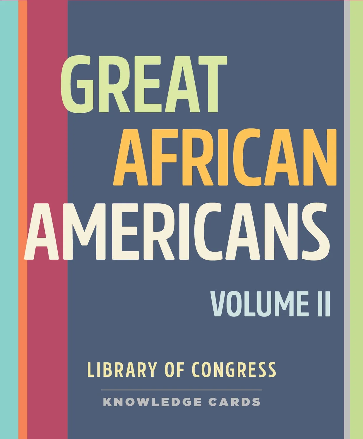 Pomegranate Great African Americans Vol II videnskort historie