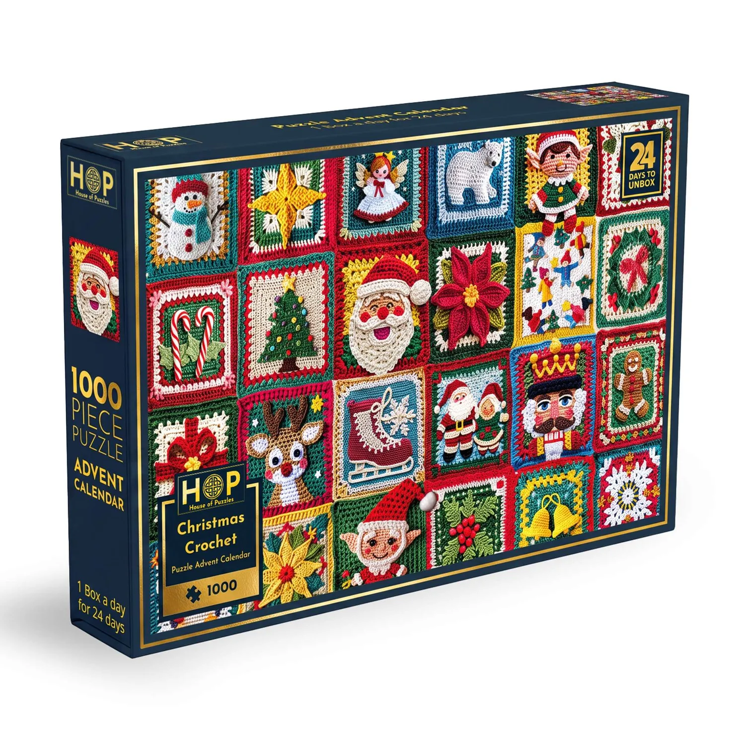 House of Puzzles Christmas Crochet 1000 julekalender
