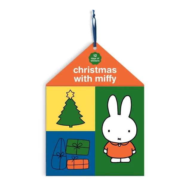 Galison Miffy Christmas klistermærke julekalender 12 dage