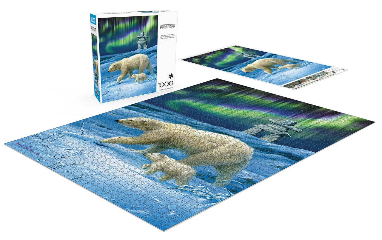 Buffalo Games Hautman Northern Lights Bears 1000 brikker